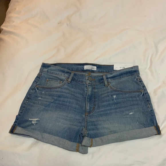 LOFT Pants - NWT, Ann Taylor Loft Blue Jean Shorts